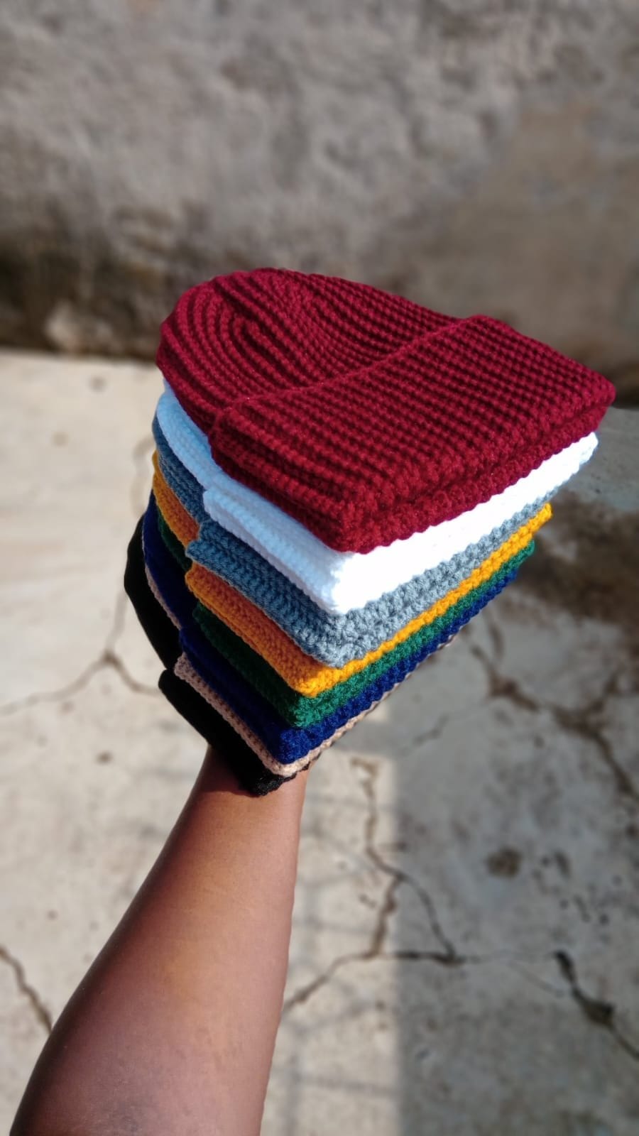 Crochet Ribbed Beanie