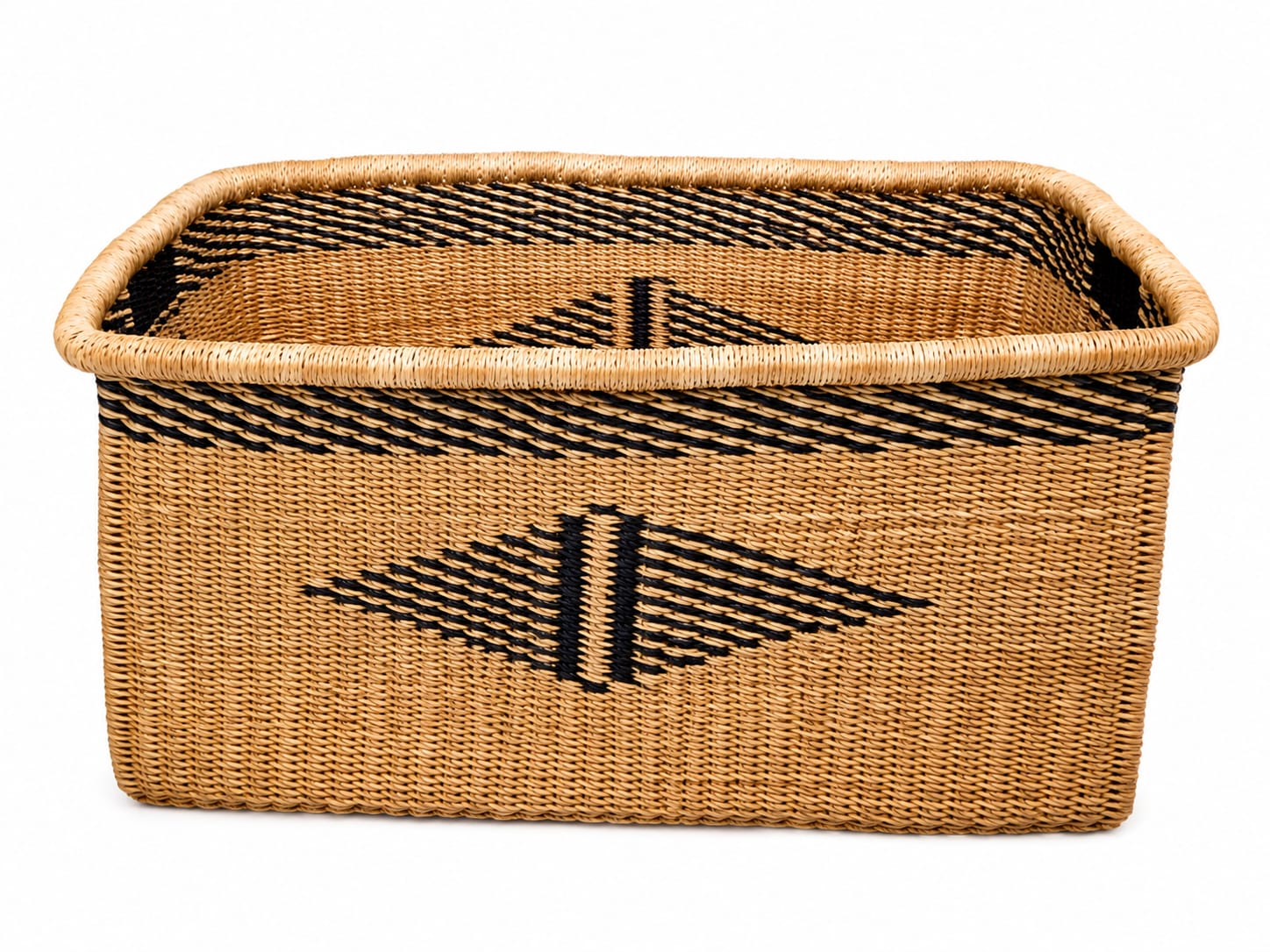 Diamond Motif Storage Basket
