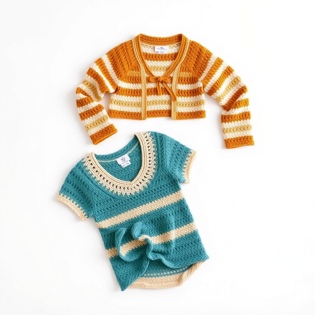 Blue Crotchet Sweater-Unisex