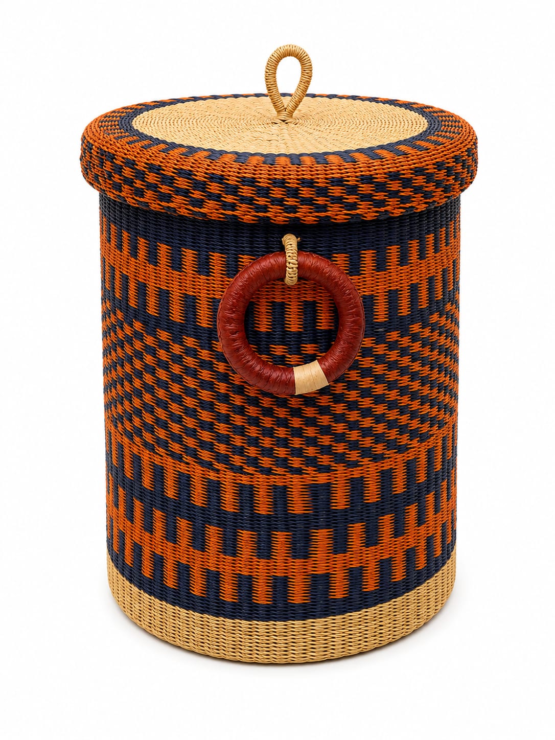 Checkerboard Laundry Hamper